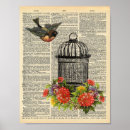 Search for vintage birdcage art Illustration