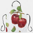 Search for apple pattern aprons Red