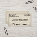 Search for school administration business cards Education