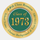Search for school reunion stickers Gold