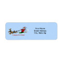Search for skis return address labels Santa