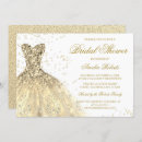 Search for golden bridal shower invitations Dress