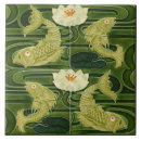 Search for japanese koi fish tiles Vintage