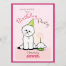Search for bichons invitations Cute