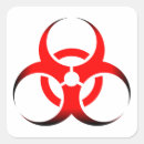 Search for biohazard symbol stickers Warning