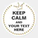 Search for keep calm crown stickers Royal