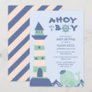 Search for whale baby boy shower invitations Lighthouse
