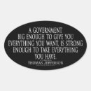 Search for big government stickers Freedom