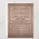 Search for countries 6x8 invitations Vintage