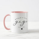 Search for worlds best grandmother mugs Gigi