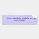 Search for be still bumper stickers Religion