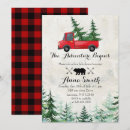 Search for tree red invitations Rustic