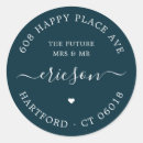 Search for address return stickers Calligraphy