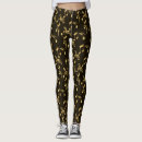 Search for black and gold leggings Shiny