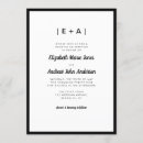 Search for modern black wedding invitations Simple minimalist