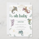 Search for fairy tale baby shower invitations Dragon
