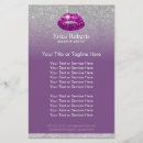 Search for make up artist flyers Glitter