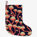 Search for mushroom christmas stockings Illustration