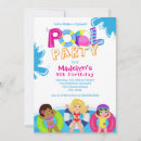 Search for 8th pool birthday invitations Girl