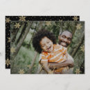 Search for black and gold snowflakes cards Merry