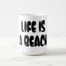 Search for life is a beach mugs Humour