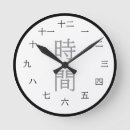 Search for japanese kanji clocks White