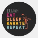 Search for karate silhouette stickers Martial arts