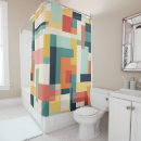 Search for retro 1950s shower curtains 60s