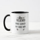 Search for women power mugs Handwritten script casual typography