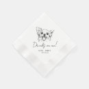 Search for dog cocktail wedding napkins Drinks on me