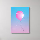 Search for pink sky canvas prints Blue