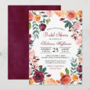 Search for marsala bridal shower invitations Fall