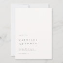 Search for subtle invitations Elegant winter marriage