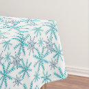 Search for teal tablecloths Snowflake