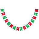 Search for christmas tree bunting flags Merry