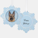 Search for black german shepherd christmas tree decorations Dog