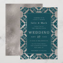 Search for teal blue and silver wedding invitations Couple