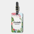 Search for pink flamingo luggage tags Trendy