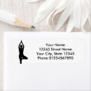 Search for yoga return address labels Elegant