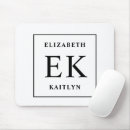 Search for and black monogram mouse mats Modern