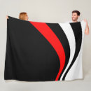 Search for black and red striped blankets Modern