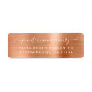 Search for copper return address labels Script