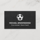 Search for soccer coach business cards Sports
