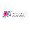 Search for pretty return address labels Colourful