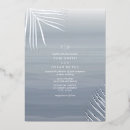 Search for palm tree leaf invitations Blue
