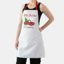 Search for red truck aprons Merry christmas
