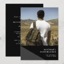 Search for masculine graduation invitations Black
