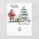 Search for fish christmas invitations Santa