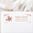 Search for airplane baby shower return address labels Watercolor