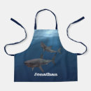 Search for great white shark aprons Ocean